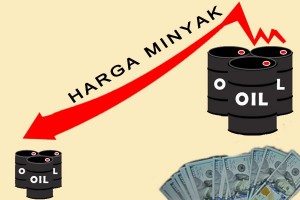 Harga minyak jatuh