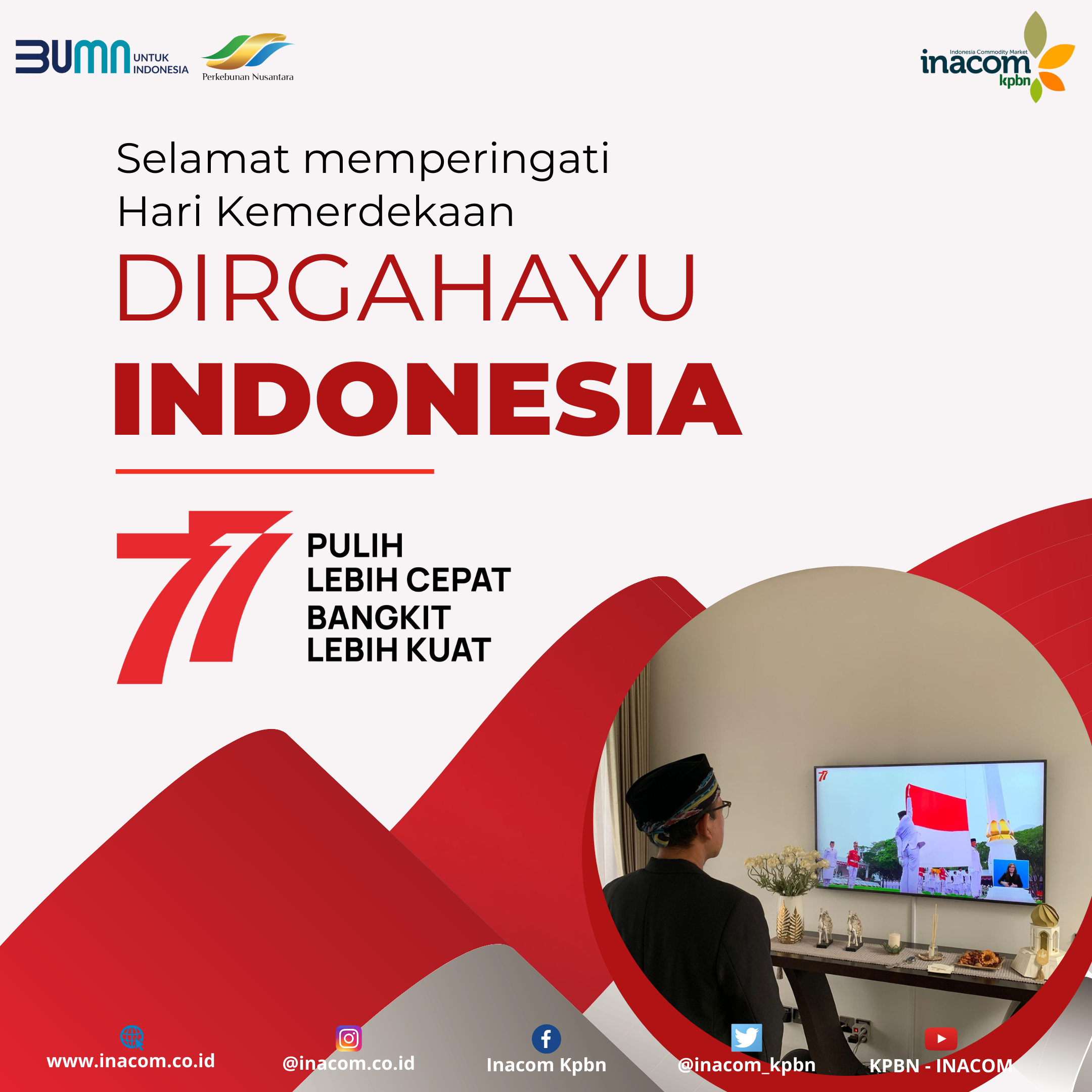 Upacara Virtual : Dirgahayu Republik Indonesia ke-77