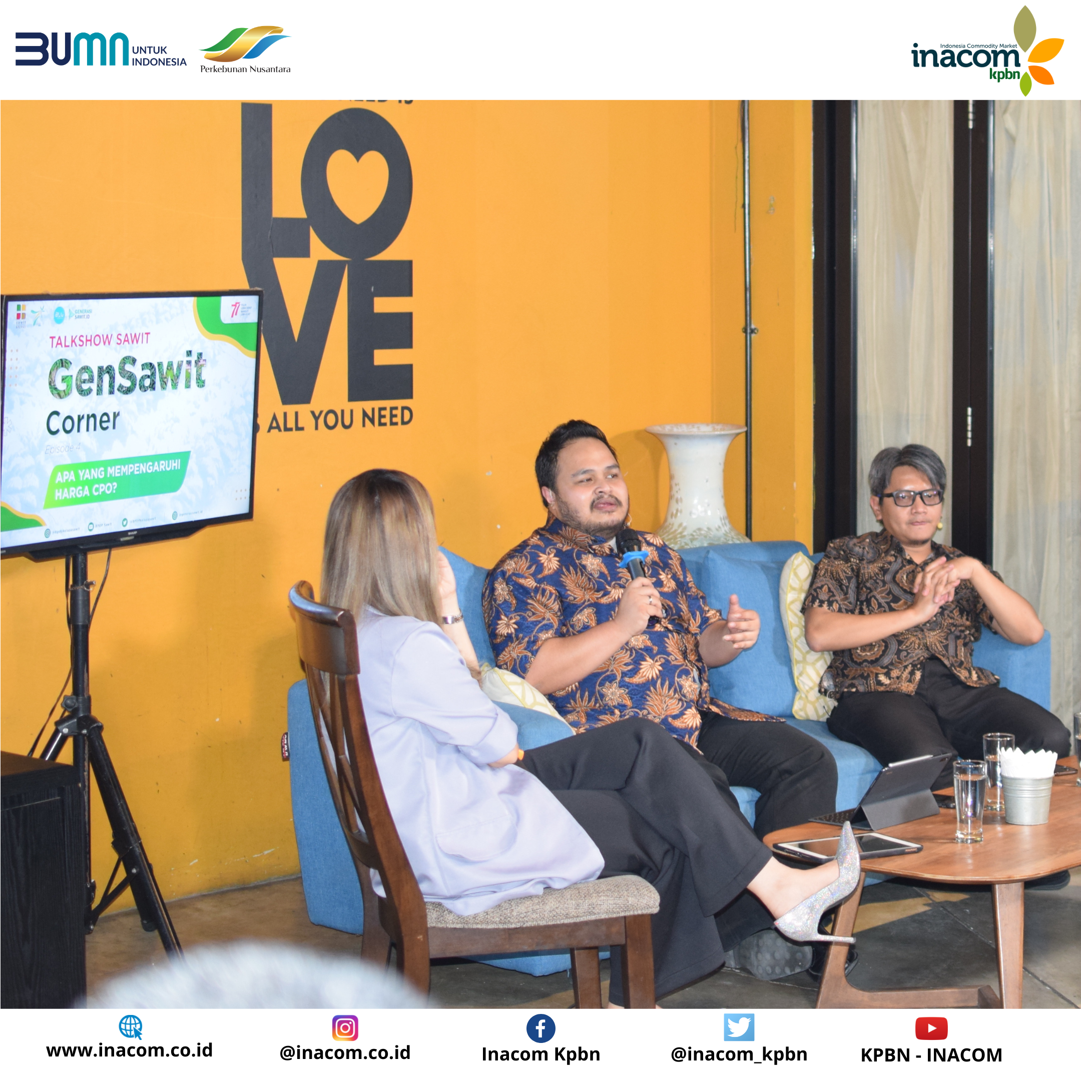 Talkshow Generasi Sawit :  â€œApa yang mempengaruhi Harga CPO?â€
