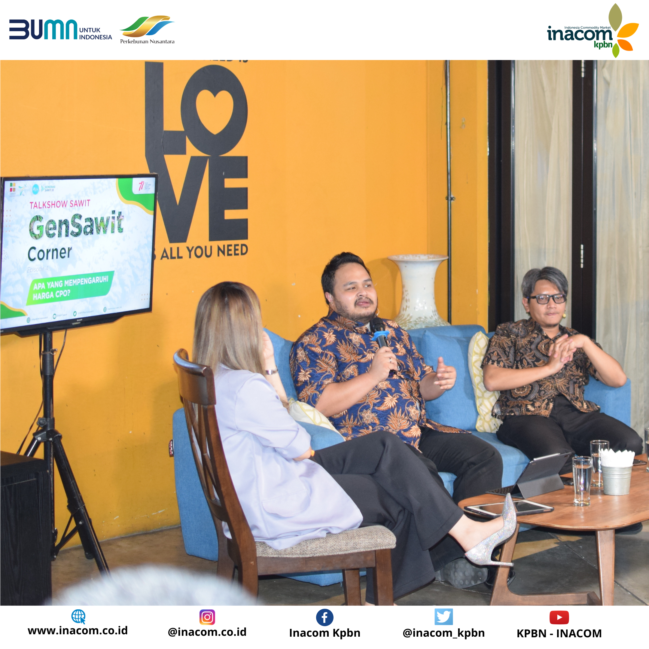 Talkshow Generasi Sawit :  “Apa yang mempengaruhi Harga CPO?”